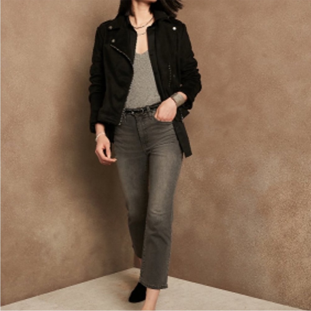 Banana Republic Factory Gray Ankle Jeans